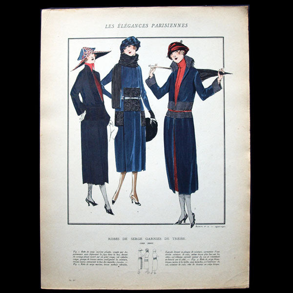 Les Elégances Parisiennes, publication officielle des industries françaises de la mode, hiver 1920-1921, n°2
