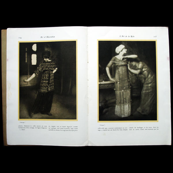 Art et décoration, L'Art de la Robe, Paul Poiret, vu par Georges Lepape et Steichen (Avril 1911)