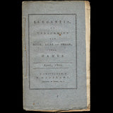 Elegantia, of tydschrift van mode, luxe en smaak voor dames - livraison d'avril 1807