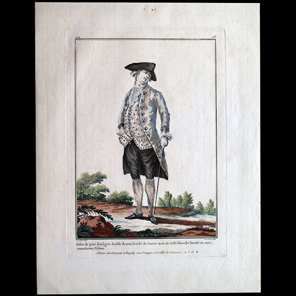 Gallerie des Modes et Costumes Français, 1778-1787, gravure n° nn 215