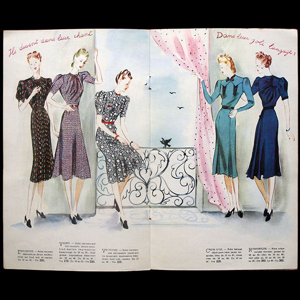 La Toile d'Avion - catalogue pour le Printemps (circa 1935)