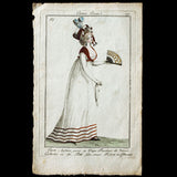 Costume Parisien, Journal des dames et des modes, 1797 gravure n°8