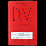 D.V. by Diana Vreeland, uncorrected proof (1984)