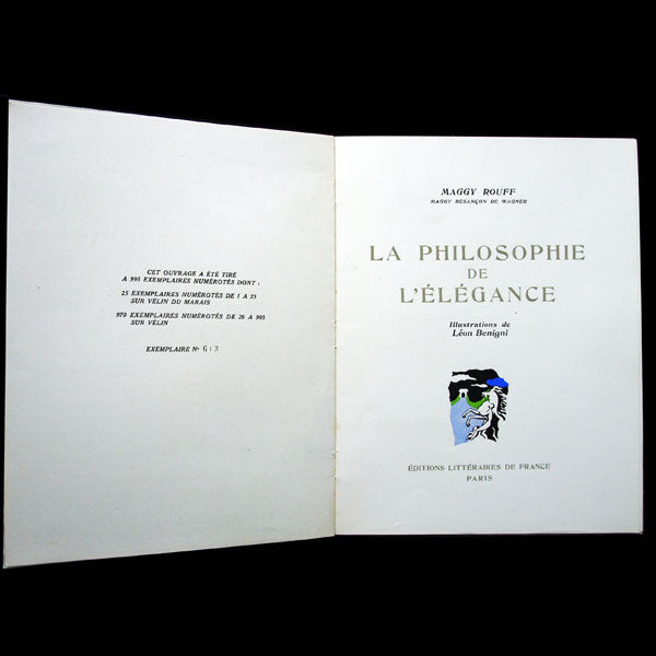 La Philosophie de l'Elégance de Maggy Rouff, illustrations de Léon Benigni (1945)