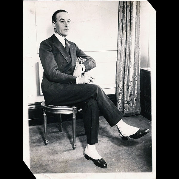 Jean Patou - Portrait photographique du couturier (1925)