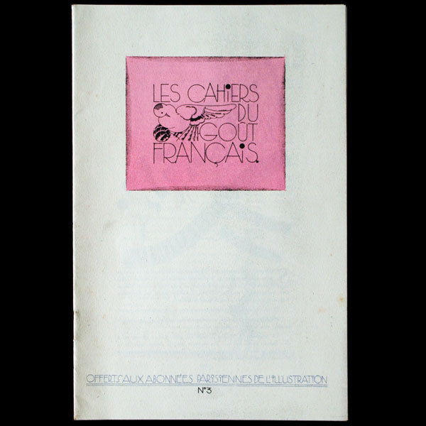 Les Cahiers du Goût Français, n°3, 1925