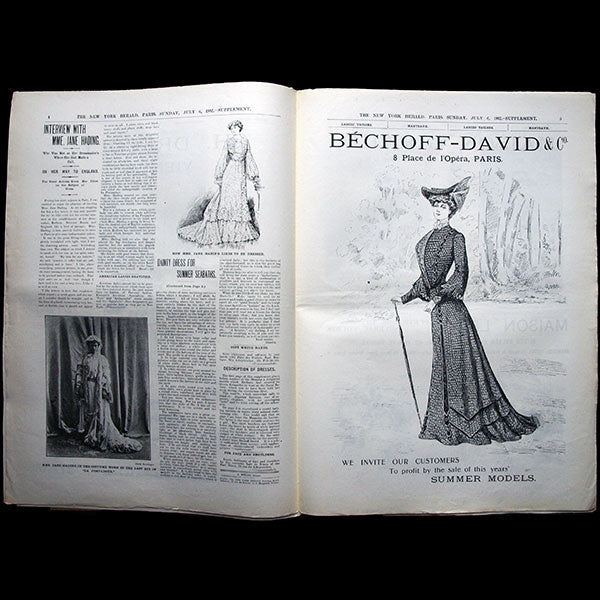 The New York Herald Fashion Supplement, July 6th 1902