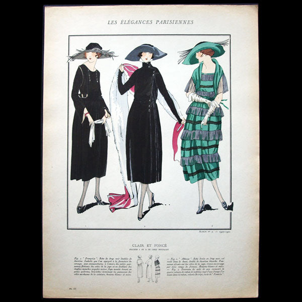 Les Elégances Parisiennes, publication officielle des industries françaises de la mode, hiver 1920-1921, n°2