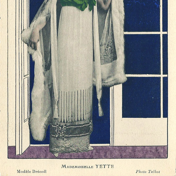 Drecoll - La Mode en février 1913 - Mademoiselle Yvette en Drecoll