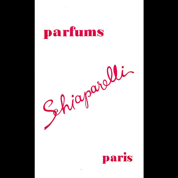 Schiaparelli - Dépliant sur les parfums (circa 1953)