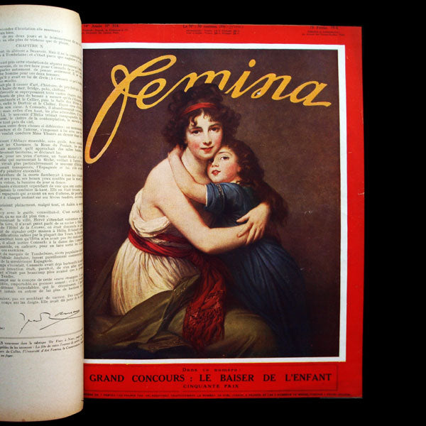 Fémina 1914, réunion de 14 numéros (janvier à août 1914)