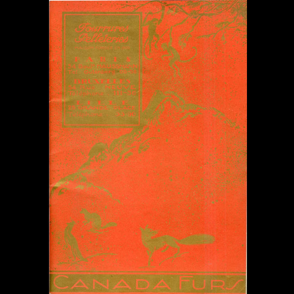 Canada Furs - Quelques créations de Canada Furs (1922)