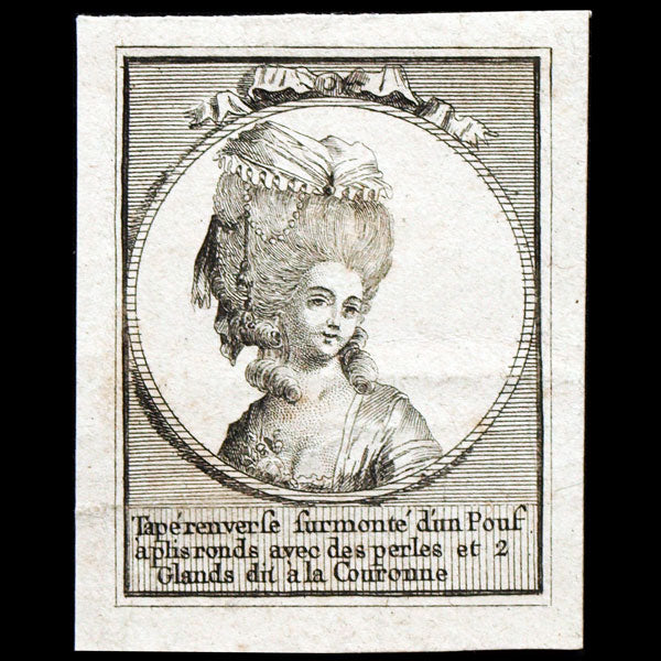 Gallerie des Modes et Costumes Français, 10ème suite de coiffures (1781)