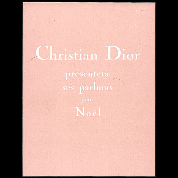 Christian Dior présente ses parfums pour noel (circa 1948)