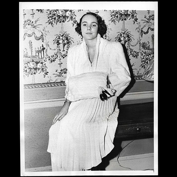 Vionnet - Robe du soir portée par Edith Sawin (1937)