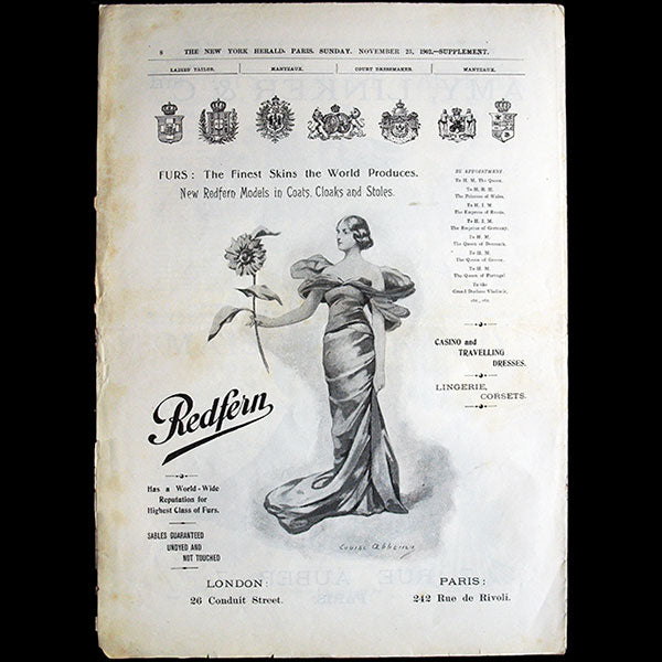 The New York Herald Fashion Supplement, November 23rd 1902