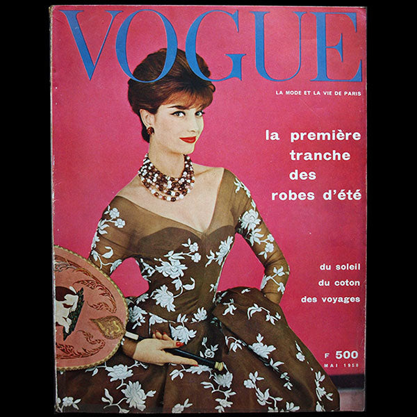 Vogue France (1er mai 1958), couverture de Henry Clarke