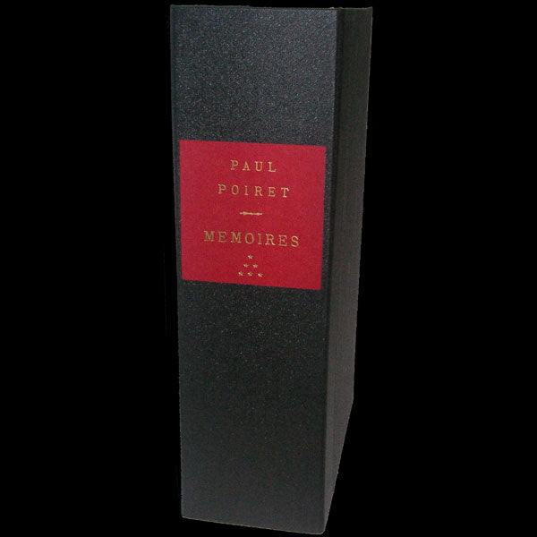 Poiret - Coffret contenant les 3 volumes des mémoires de Paul Poiret