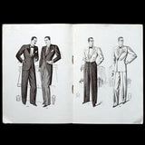 La Mode Française Officielle, la mode masculine présentée par les vêtements Everwell, Eté 1936