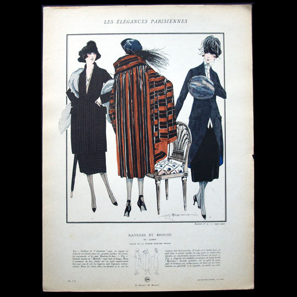 Les Elégances Parisiennes, publication officielle des industries françaises de la mode, hiver 1920-1921, n°2