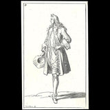 Divers costumes français du règne de Louis XIV d'après Sebastien Leclerc (XIXème siècle)