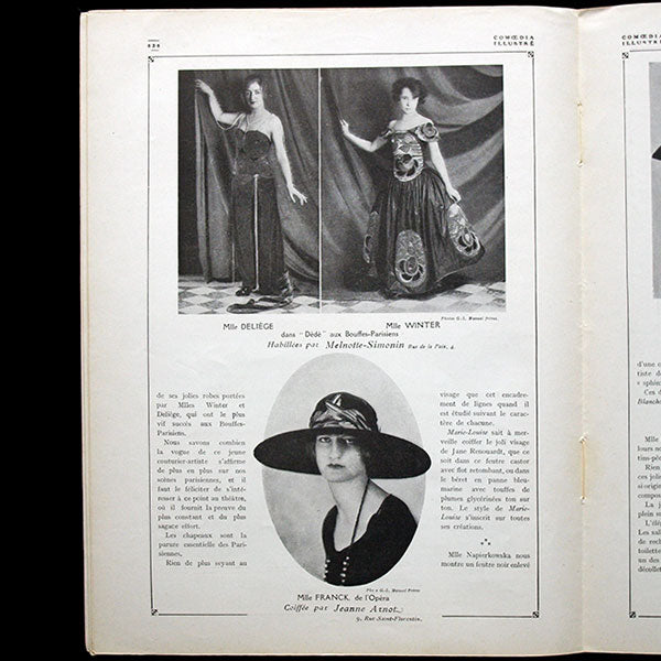Comoedia illustré (25 novembre 1921), Gabrielle Dorziat en Doucet