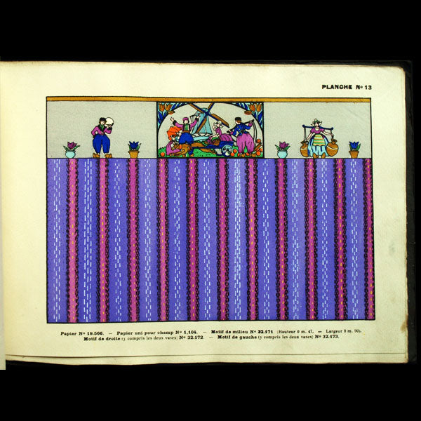 Nouvelles Combinaisons Décoratives, modèles de papiers peints au pochoir (1924)