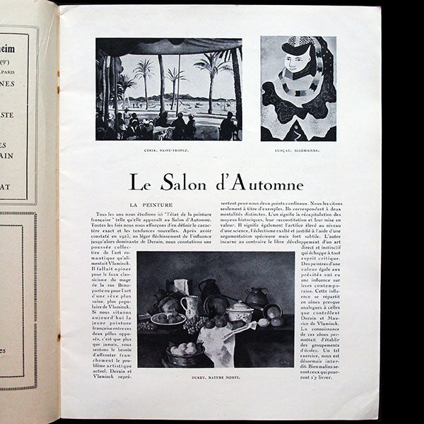 L'Amour de l'Art, septembre 1925