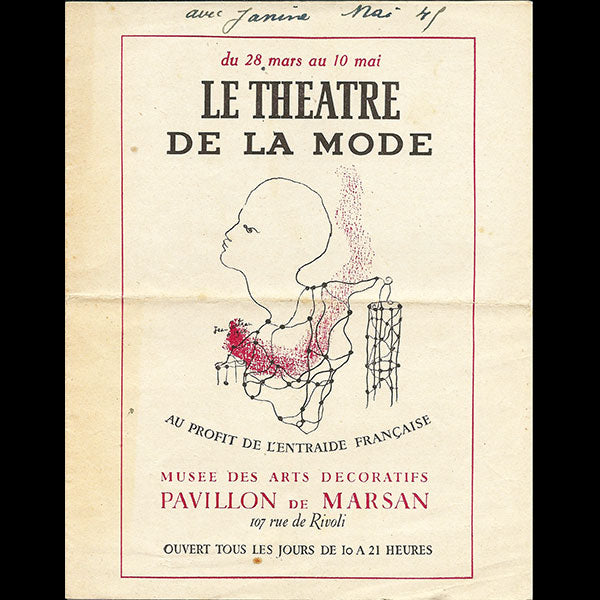 Le Théâtre de la Mode - Programme de l'exposition de Paris, 2nde édition (1945)