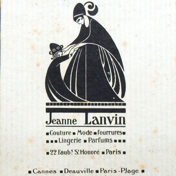 Boîte à voilettes à chapeaux de la maison Jeanne Lanvin