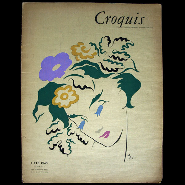 Croquis, Créations Parisiennes et Chapeaux élégants, été 1943