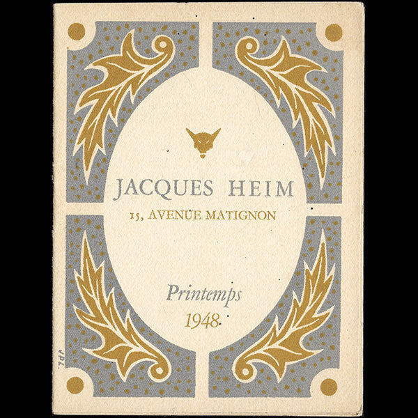 Heim - Programme de défilé de la maison Jacques Heim pour le Printemps 1948