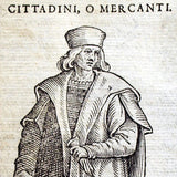 Vecellio - Costumes anciens et modernes, habiti antichi et moderni di tutto il mondo, marchand (1590)
