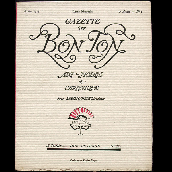 Gazette du Bon Ton (n°1, 1924)