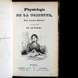 Physiologie de la Grisette par Louis Huart, vignettes de Gavarni (1840)