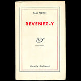Poiret - Revenez-y, mémoires de Paul Poiret (1932)