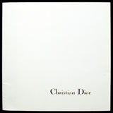 Christian Dior, plaquette de présentation (1980)