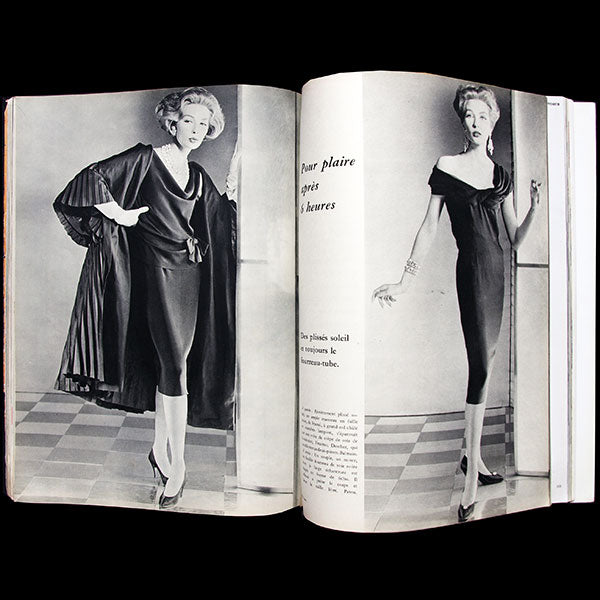 Vogue France (mars 1958), couverture de William Klein