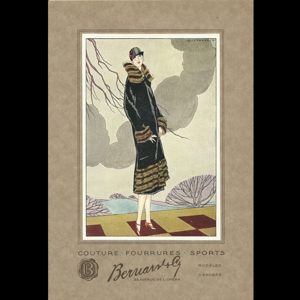 Fourrures, Couture, Sports, plaquette de la maison Bernard & Cie (1925)