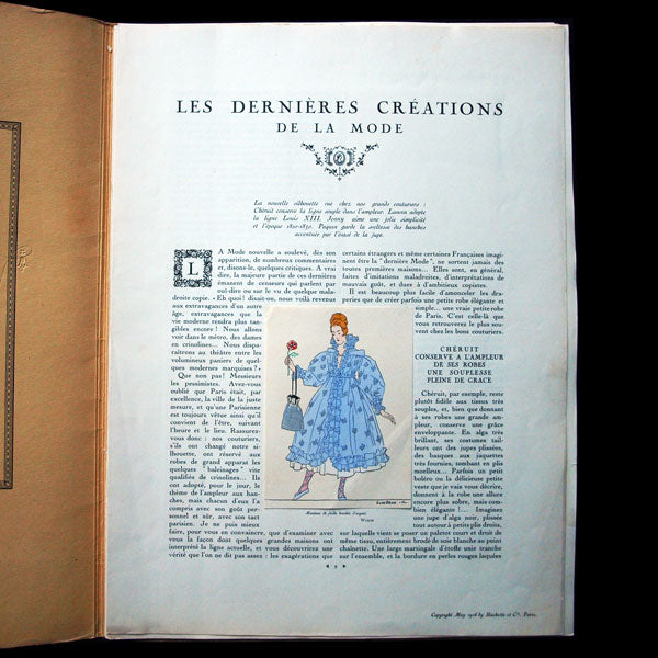 Les Elégances Parisiennes, publication officielle des industries françaises de la mode, mai 1916, n°2