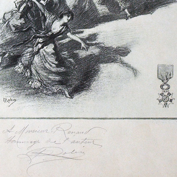 Drecoll - Invitation à une soirée de la maison Drecoll, tiré à part de Léopold Robin (1909)