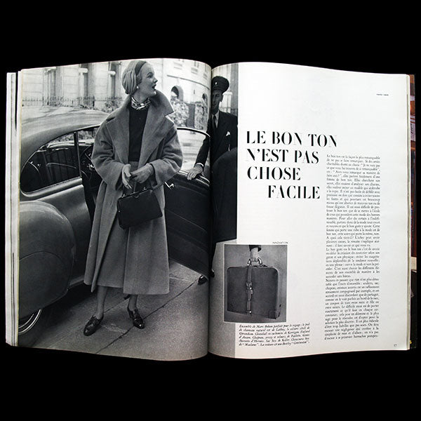 Album du Figaro, n°44, octobre-novembre 1953, couverture de Maurice Tabard