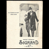 Sigrand & Cie, catalogue pour l'Automne-Hiver 1925-1926