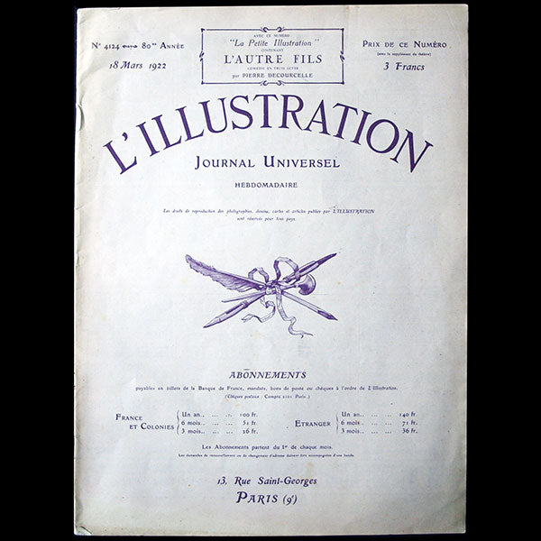 L’Illustration, 18 mars 1922 : Le Salon du Goût Français