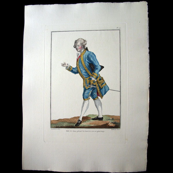 Galerie des modes et costumes, 1778-1887, gravure n°77 (1912)