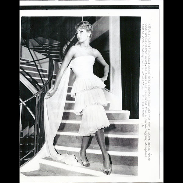 Chanel - Robe en mousseline pour 1958