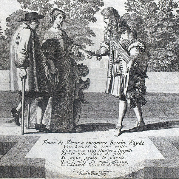 Pierre Lepautre - Faute de droit a tousjours besoin d'ayde (circa 1675)