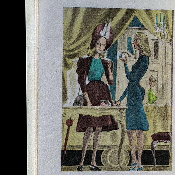 Le Bonheur du Jour, Almanach des Dames de Paris, par Lucien François avec vignettes de Dominique (1946)