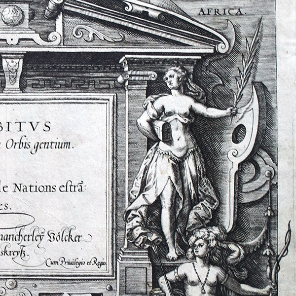 Habitus Variarum orbis gentium, par Abraham de Bruyn et Jean-Jacques Boissard - Page titre (1581)