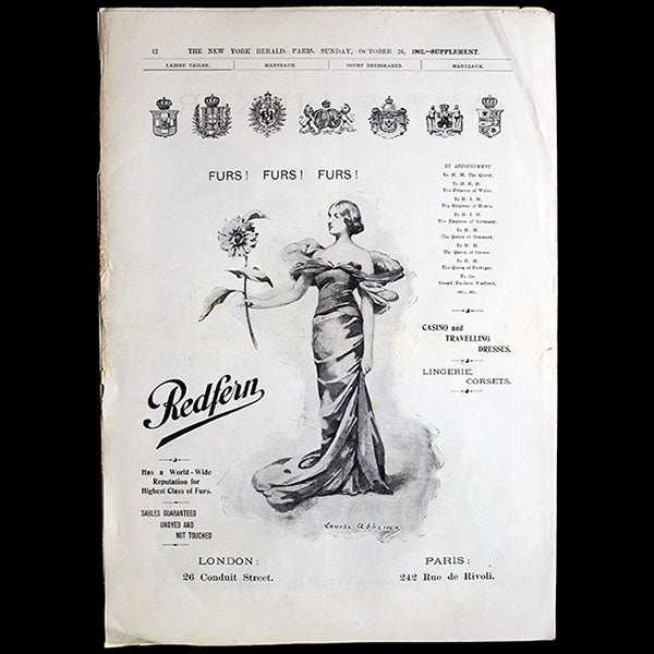 The New York Herald Fashion Supplement, October 26th 1902